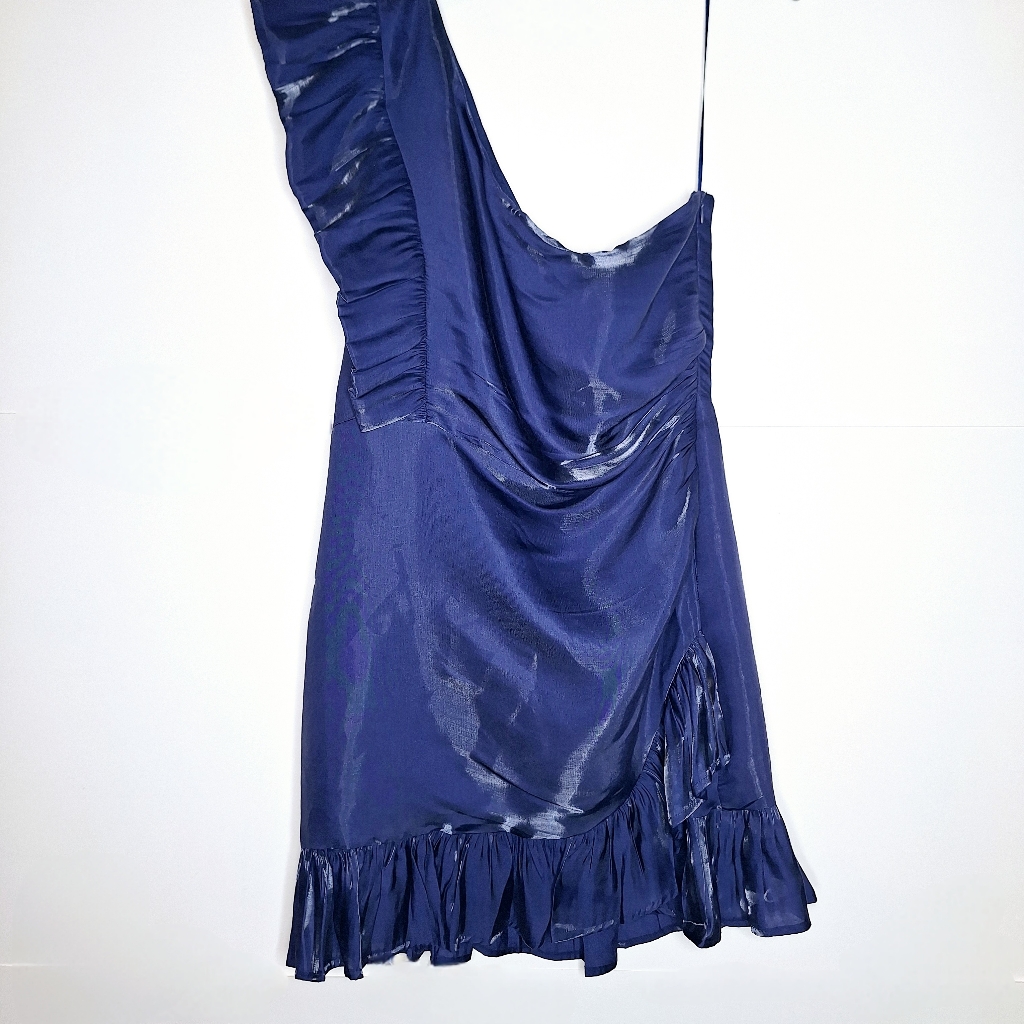 Nwt Boutique Brand Tcec " The Shimmering One Shoulder" Cocktail Dress Size Large